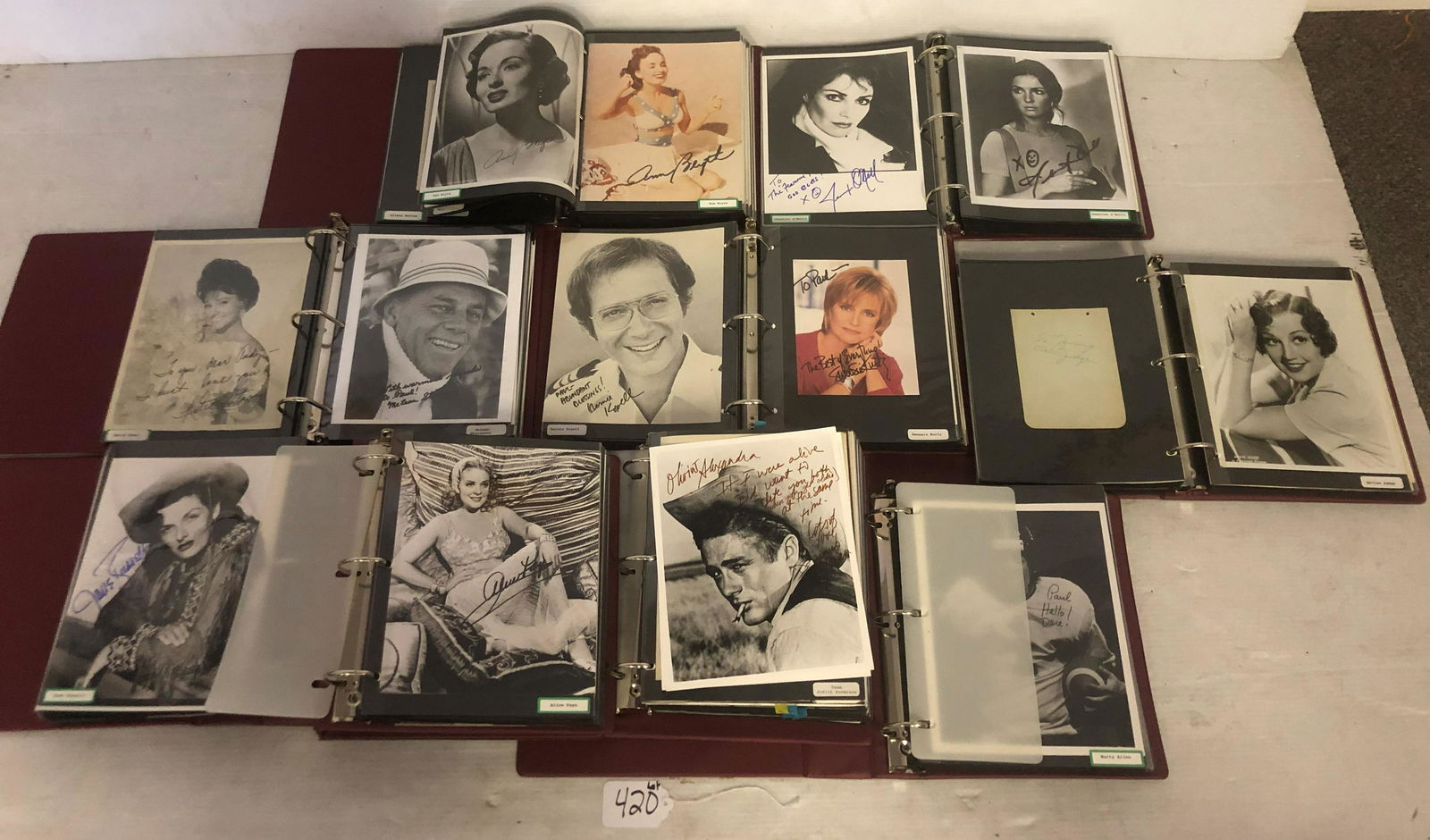 9 Sgnd. Photo Albums Vintage Celebrities (1 of 8)