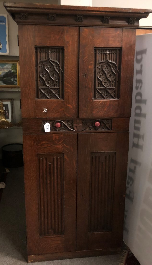 Large Oak Multi Drawer Cabinet (1 of 8)