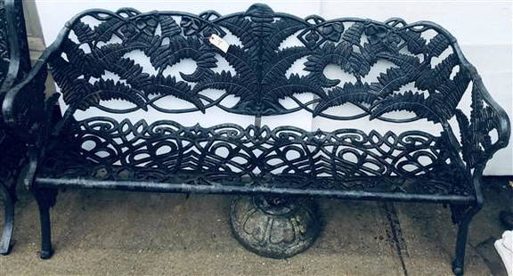 Fabulous Cast Iron Victorian Style Garden Bench: Fabulous Cast Iron Victorian Style Garden Bench70" x 18" x 37"