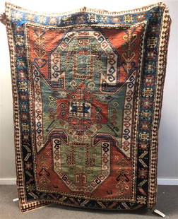 Antique 5'x8' Caucasian: Antique 5'x8' Caucasian