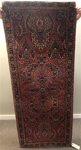 ca. 1930's Persian Sarouk Runner: ca. 1930's Persian Sarouk Runner