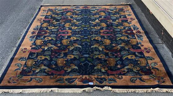 Fine Chinese Rug ca. 1930 9'x11'6": Fine Chinese Rug ca. 1930 9'x11'6"