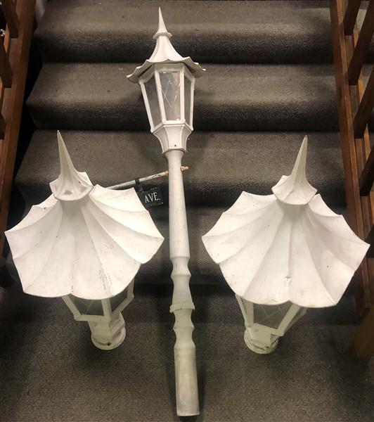3 Aluminum Pagoda Lanterns: 3 Aluminum Pagoda Lanterns
