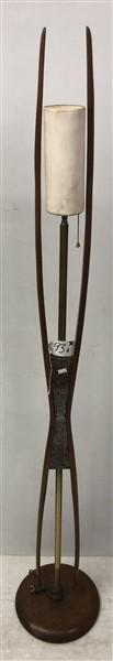 Floor Lamp with Enamel Plaques Adrian Pearsall 65"h (1 of 5)