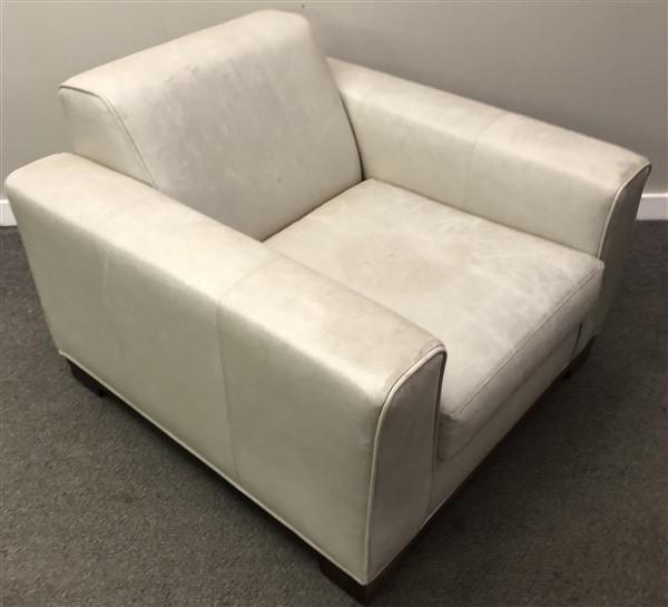 Thayer Coggin Leather Club Chair: Thayer Coggin Leather Club Chair