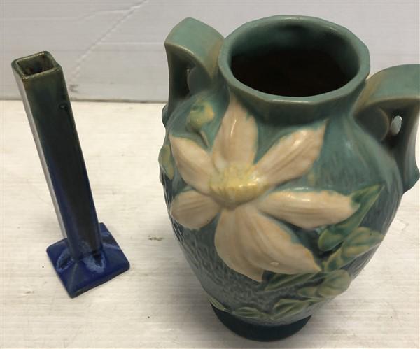 2 Pc. Pottery Lot- Rosewood and Fulper (1 of 7)