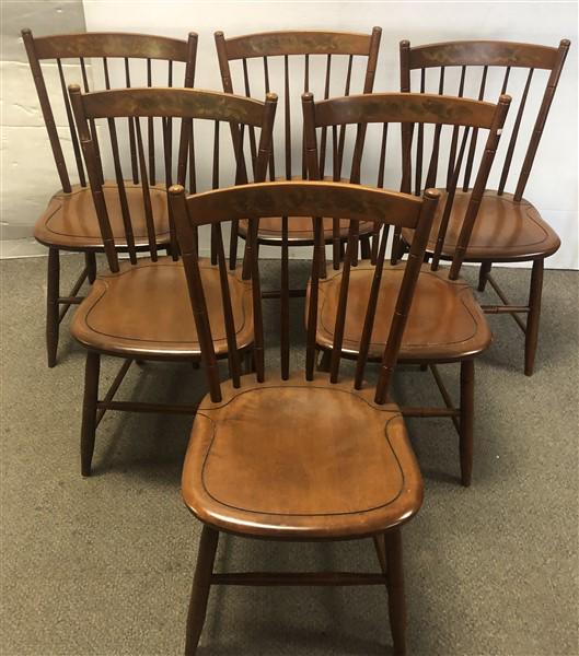 6 Signed Hitchcock Sidechairs (1 of 6)