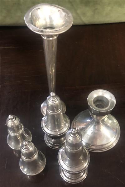 6 pc. Weighted Sterling Silver Lot (1 of 7)