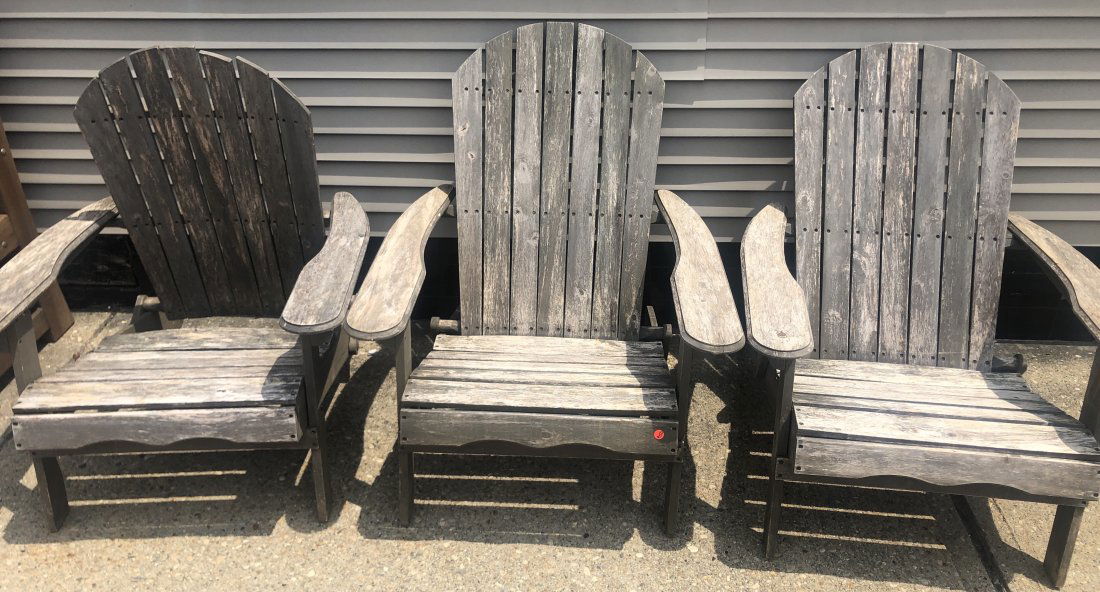 Three Folding Adirondack Chairs (1 of 5)