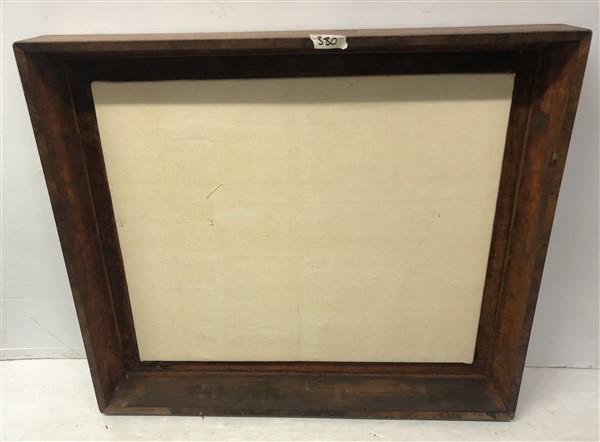 Dovetailed 19th Cent. Diorama Frame 37"x42": Dovetailed 19th Cent. Diorama Frame 37"x42"