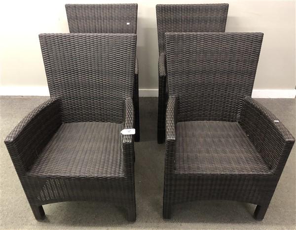 4 Armchairs by Barlow Tyrie: 4 Armchairs by Barlow Tyrie