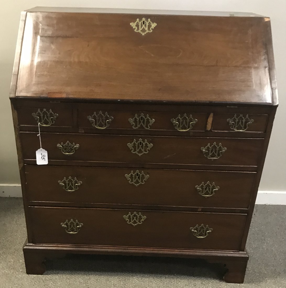 19th Cent. English Slant Lid Desk (1 of 5)