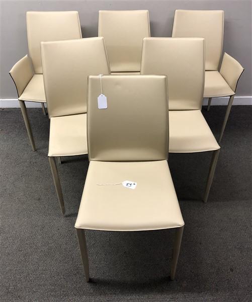 6 Italian Leather MCM Chairs (1 of 5)