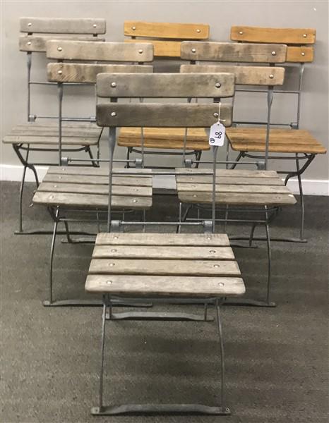6 German Folding Chairs (1 of 2)