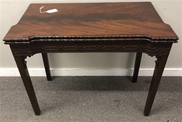 Chinese Chippendale Fold-Over Table with Accordion (1 of 7)