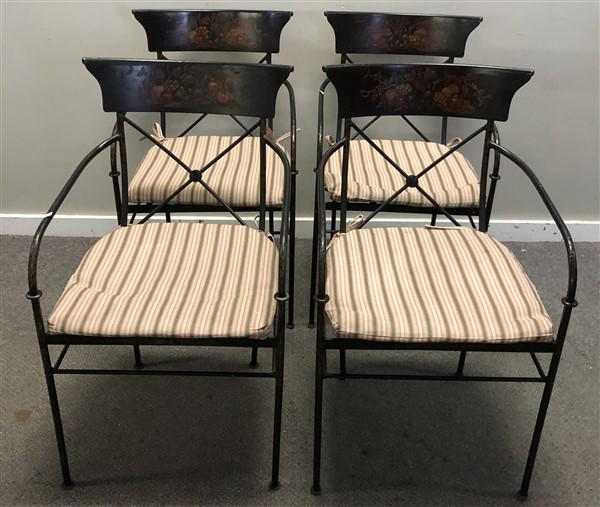 4 Iron Chairs-Crate and Barrel (1 of 7)