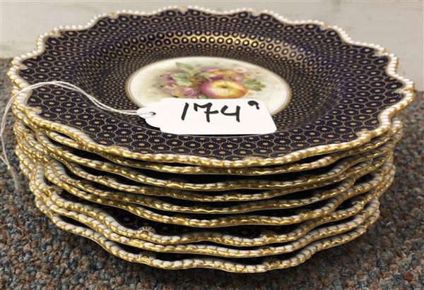 Set of 8 Royal Worcester Plates 9" (1 of 3)