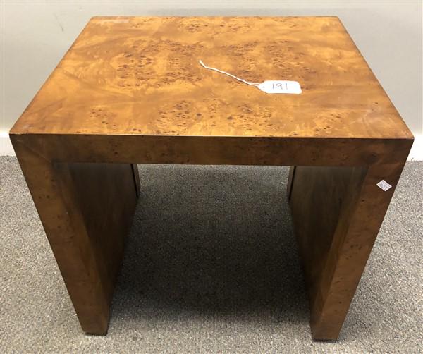 Burlwood Table 20"x22"x21"h (1 of 3)