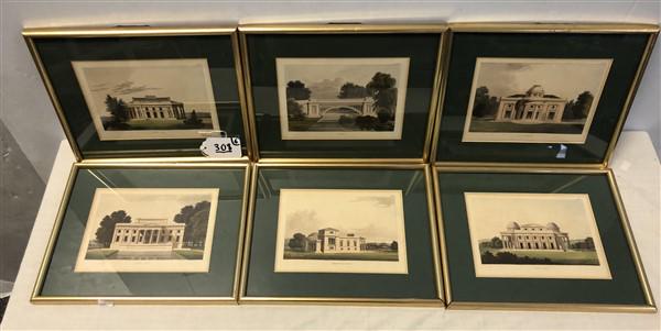 6 Framed Residence Prints 10"x 12" (1 of 4)