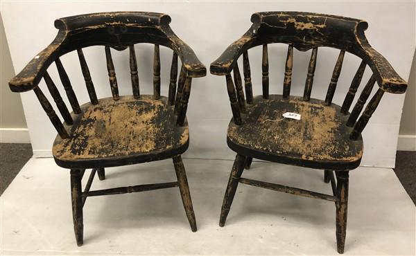 Pr. of 19th Cent. Firehouse Windsors (1 of 6)