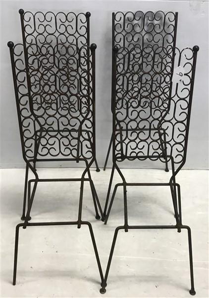 4 Iron Garden Chairs (1 of 4)