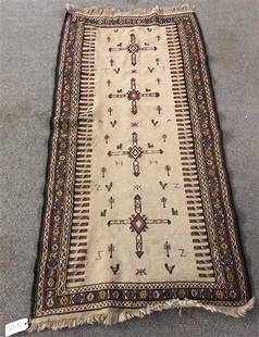 Fine Handmade Long Rug 3'2"x6'6": Fine Handmade Long Rug 3'2"x6'6"