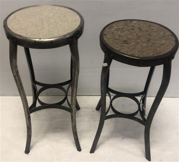 2 Steel stools 26"x28" (1 of 6)
