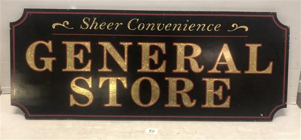 60" Hand Painted Double Sided General Store Sign (1 of 4)