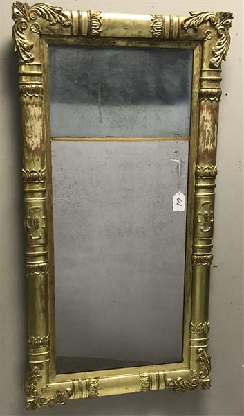 19th Cent. 2 Part Gild Mirror 27"x55" (1 of 5)