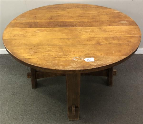 48" Gustav Stickley Arts and Crafts Table: 48" Gustav Stickley Arts and Crafts Table
