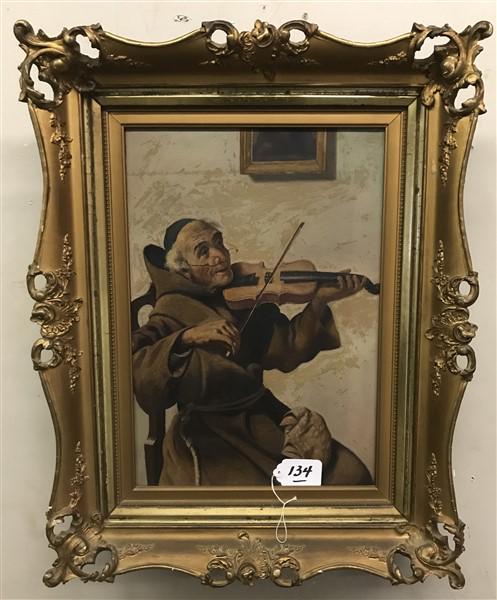 Pompeo Massani 19th Cent. o/c 21"x27" (1 of 5)