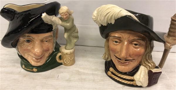 Two 7" Royal Doulton Toby Mugs (1 of 8)