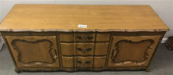 74" Country French Antique Sideboard (1 of 5)