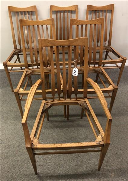 Set of 6 MCM Dining Room Chairs Copenart by Morganton (1 of 9)