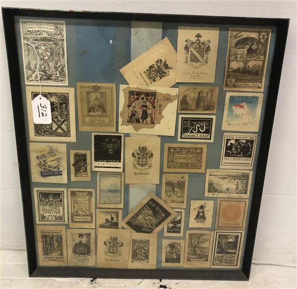 Framed Collage of Prints: Framed Collage of Prints