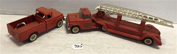 Buddy "L" Hook'n Ladder and Pick-up Truck: Buddy "L" Hook'n Ladder and Pick-up Truck