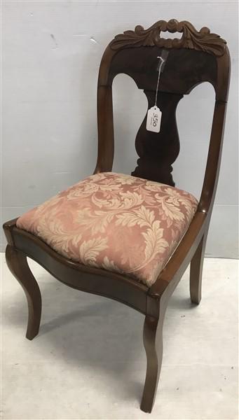 Single Mahogany 19th Cent. Side chair (1 of 2)