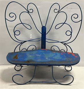 Fun Iron 43.5" Garden Bench: Fun Iron 43.5" Garden Bench