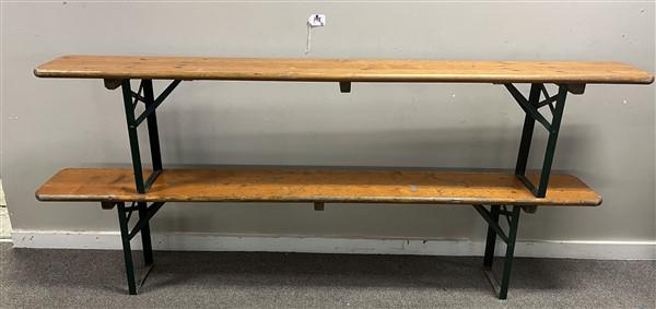 Two 7' Folding Brauhaus Benches (1 of 3)