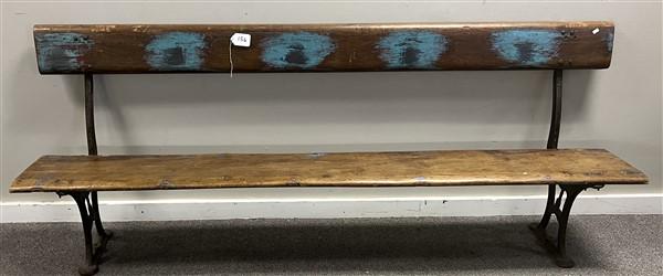 7' European Industrial Railway Bench (1 of 4)