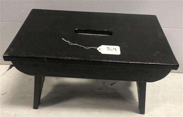 19.5" Painted Footstool 12"h (1 of 3)