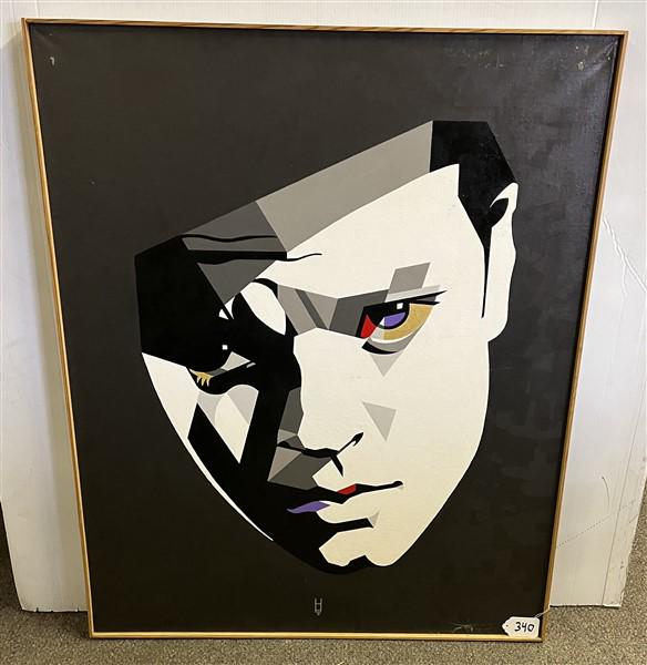 Earl Hubbard Acrylic on Linen Hollywood Icon Series: Earl Hubbard Acrylic on Linen Hollywood Icon Series 34"42"