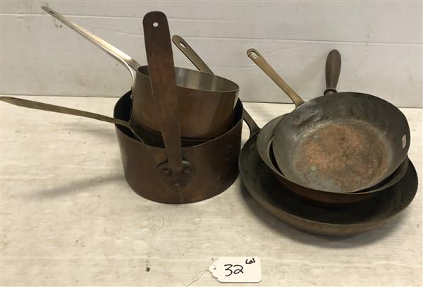 6 Pc. Lot of Older Copper (1 of 9)