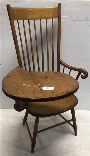 Early Windsor Writing Chair (1 of 6)