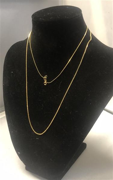 Two 14k Necklaces (1 of 5)
