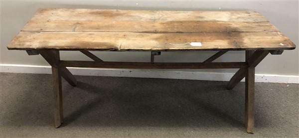 71" Antique Sawbuck Table (1 of 6)
