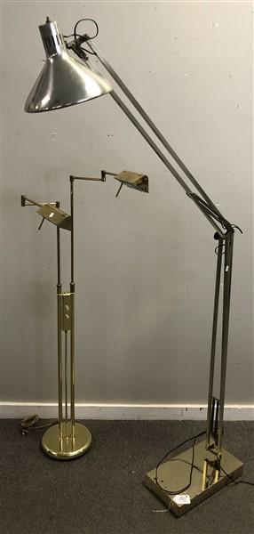 Pr. of Mid-Cent. Style Floor Lamps 4' and 6' (1 of 7)