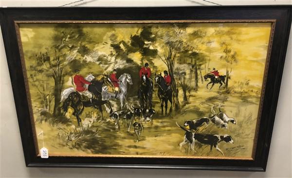 Large Frame Hunt Print 36"x 55" (1 of 6)