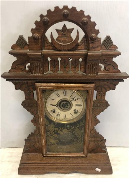 Gilbert Oak Gingerbread Clock (1 of 7)