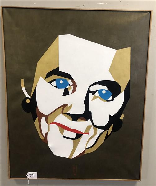 Acrylic on Linen, Earl Hubbard 33"x41": Acrylic on Linen, Earl Hubbard 33"x41"